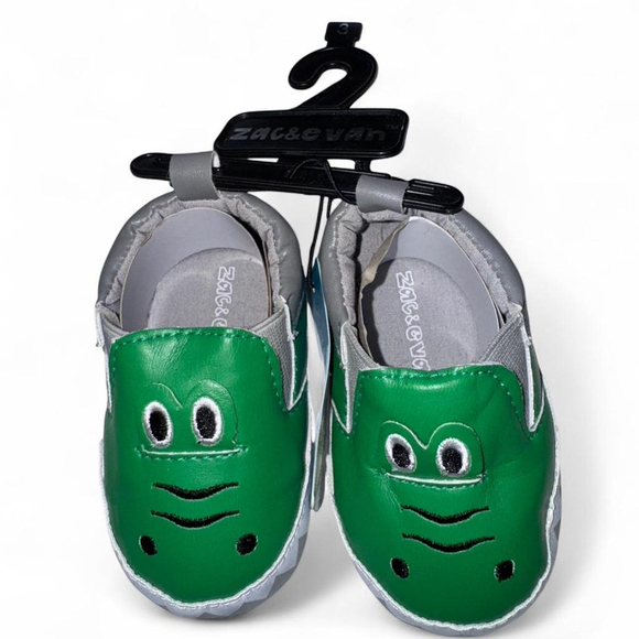 unbranded Other - Zac & Evan Baby Crocodile Shoes NWT 
Size 6–9M
